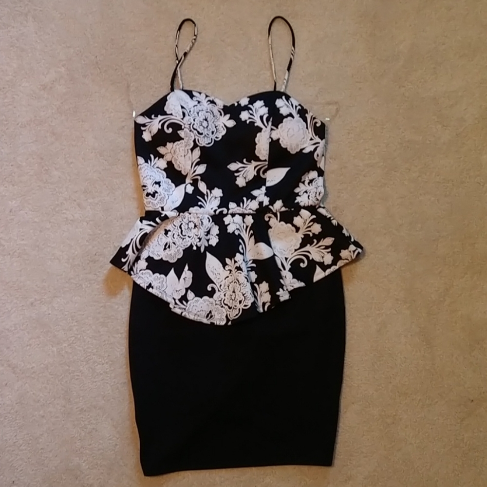 Black and white dress